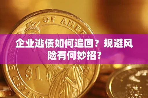 北京企业逃债如何追回？规避风险有何妙招？