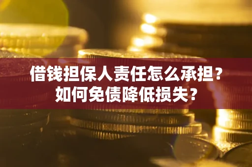 北京借钱担保人责任怎么承担？如何免债降低损失？
