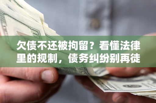 北京欠债不还被拘留？看懂法律里的规制，债务纠纷别再徒劳奔波